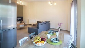Apartment, 3 Bedrooms, Balcony, Garden View | Dining room - Tzei House - 5min Drive to Beach (Chania)