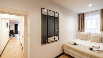 1 habitación y ropa de cama