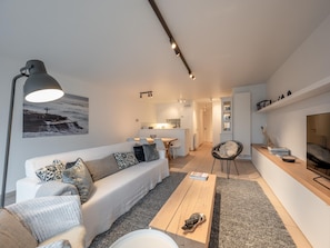 Apartment | Living room - Apartment Near Albert Beach With Terrace (Knokke-Heist)