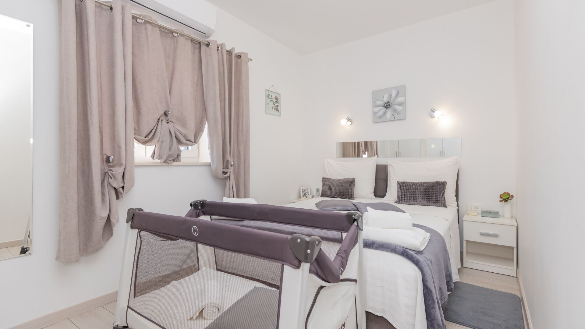3 slaapkamers, een strijkplank/strijkijzer, gratis wifi, beddengoed