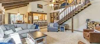 Walk to Lake & Trails: Angel Fire Home w/ Deck!
