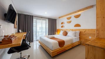 Kamar Standar | Meja kerja, Wi-Fi gratis, dan seprai linen