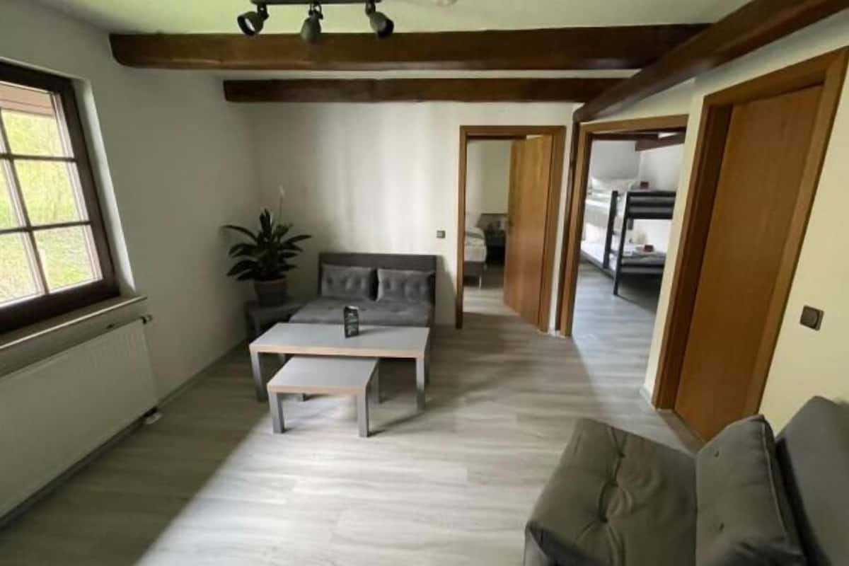Family Suite, 2 Bedrooms, Private Bathroom, Garden View | Premium bedding, individually decorated, individually furnished, desk