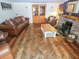 Fireplace, DVD player