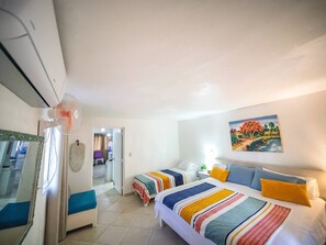 1 bedroom, internet, bed sheets