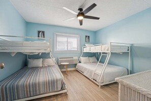3 bedrooms, free WiFi, bed sheets - Driftwood Escape: 3 Br Condo with Two Heated Pools (North Wildwood)