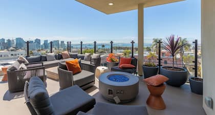 NEW BUILD-ideal San Diego location, Little Italy, Gaslamp-WiFi, AC, 2x King beds