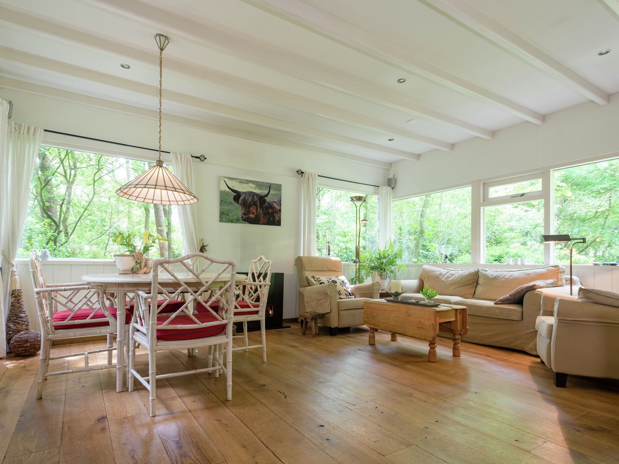 TV, DVD player, stereo