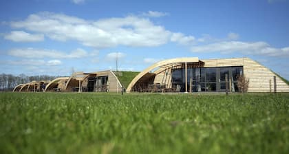 Chalet in den Niederlanden mit Wiesenblick
