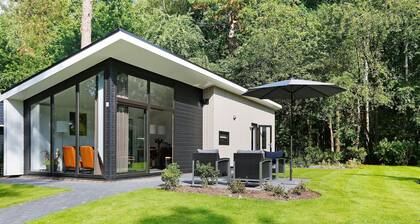 Lodge forestier chic avec sauna