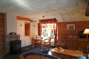 TV connectée, cheminée
