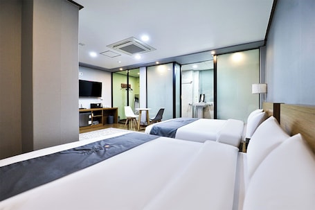 Family Twin (Breakfast not provided on Sunday) | 1 bedroom, free WiFi, bed sheets
