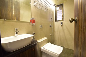 Standard Room, City View | Bathroom | Shower, towels, soap, toilet paper - URBAN NEST (Mumbai)