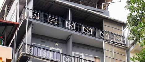 Fassade der Unterkunft