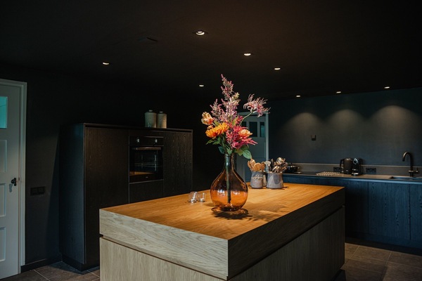 Réfrigérateur, four, lave-vaisselle, cafetière/bouilloire