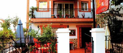 Majoituspaikan julkisivu