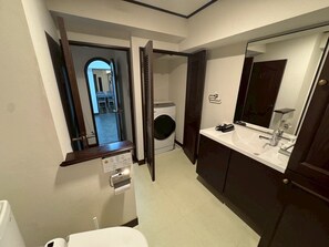 Classic Apartment, City View | Bathroom | Shower, hair dryer, towels, shampoo - sunmallcrest403 (Tokyo)