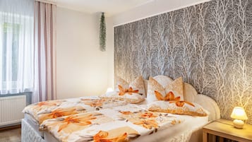 1 soverom, strykejern/-brett, wi-fi (inkludert) og sengetøy