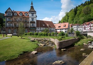 Exterior - Apartment 'Nr 2, 30qm' with Private Terrace, Shared Garden and Wi-Fi (Bad Herrenalb)