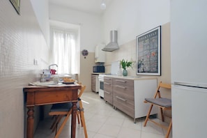 Lägenhet (2 Bedrooms) | Eget kök | Mikrovågsugn, ugn och espressobryggare