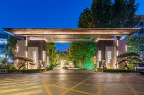 Front of property - evening/night
