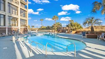 Indoor pool, a heated pool