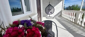 cozy house with amazing views to the mountains and whole city