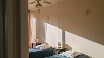 2 bedrooms, iron/ironing board, travel crib, free WiFi