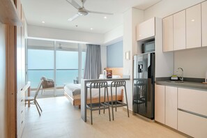 1 bedroom, iron/ironing board, bed sheets