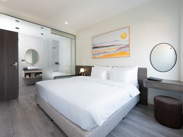 奢華套房, 城市景觀 | 迷你吧、隔音、折疊��床/加床、免費無線上網