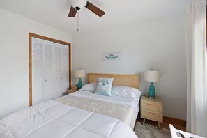 2 habitaciones, cuna de viaje, wifi gratis y ropa de cama 
