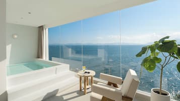 Doppia Deluxe, vista mare | Vista spiaggia/mare