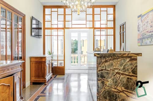 Interior entrance
