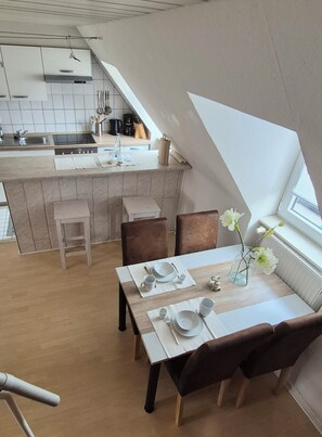 Oven, stovetop - Loft 7 | top floor (Flensburg)