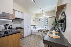 1 sovrum, strykjärn/strykbräda, wi-fi och sängkläder