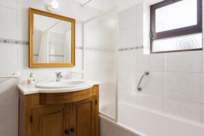 Hair dryer, towels