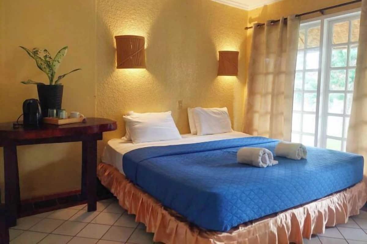 Escritorio, wifi gratis, ropa de cama