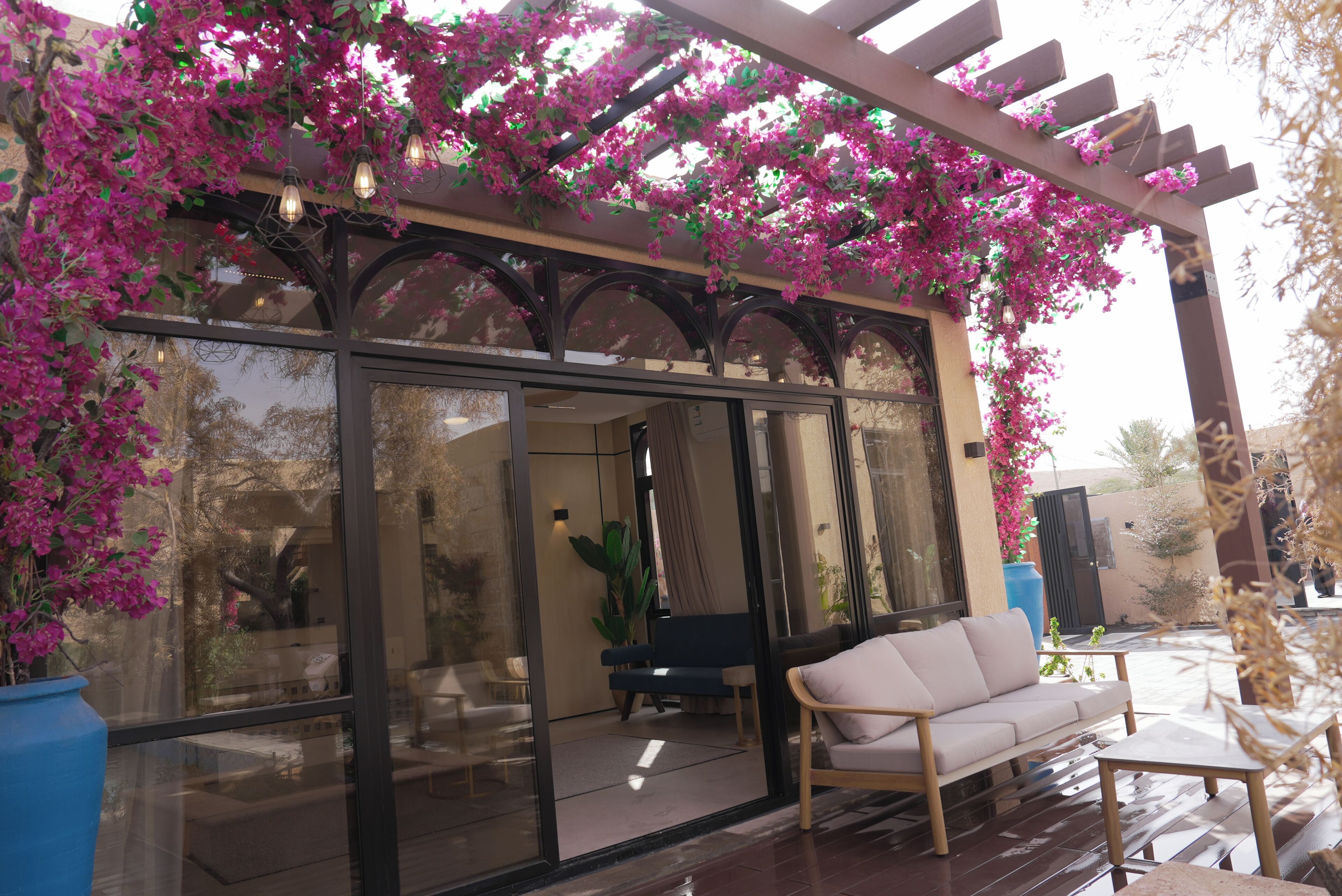 Área de estar no saguão