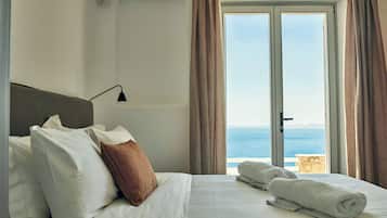 Deluxe Double Room, Patio, Sea View