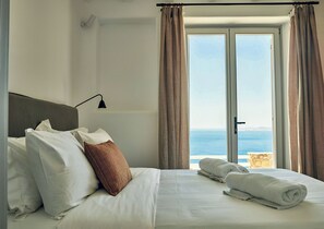Deluxe Double Room, Patio, Sea View