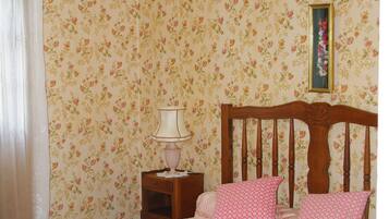 2 bedrooms, iron/ironing board, travel cot, bed sheets