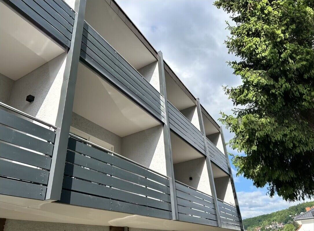 Blick von der Unterkunft