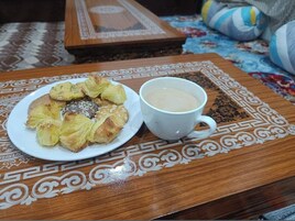 Desayuno típico de la región gratuito y diario