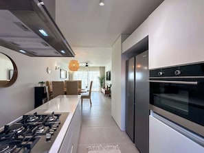Fridge, microwave, oven, stovetop - Beautiful new condo with Picuzzi (Punta Cana)