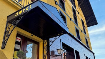 Overnatningsstedets facade