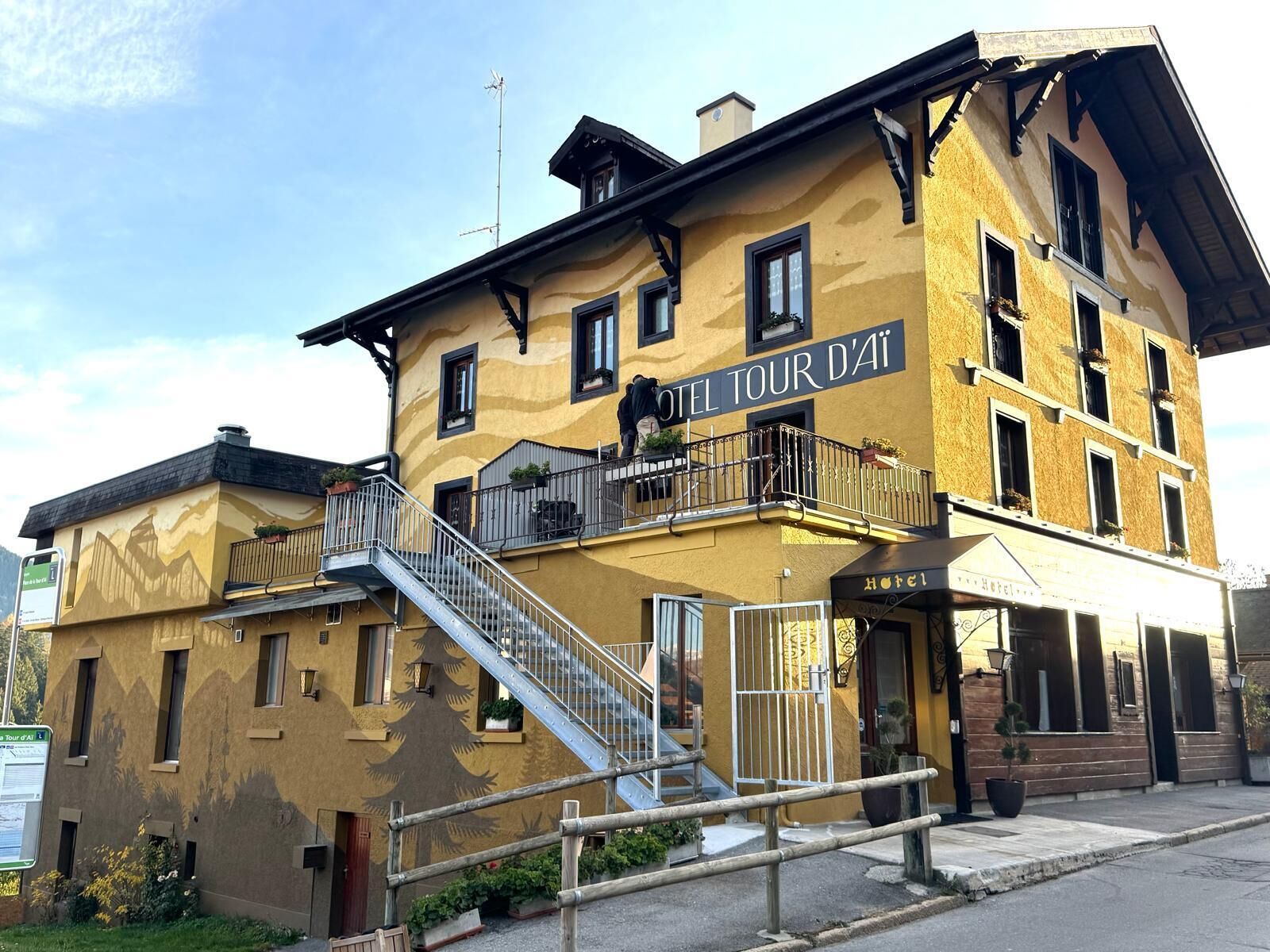 Façade de l’hébergement