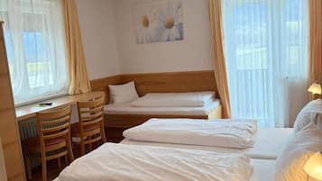 1 bedroom, travel crib, WiFi, bed sheets