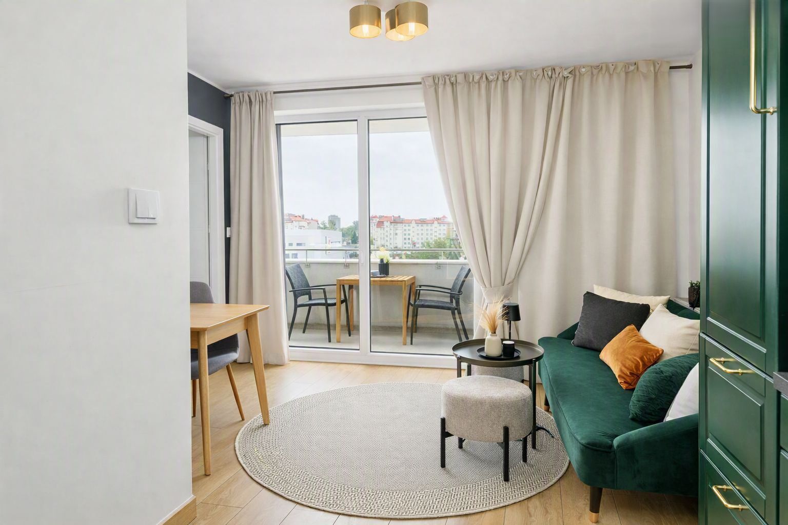Superior Apartment, City View | 1 bedroom, in-room safe, desk, laptop workspace