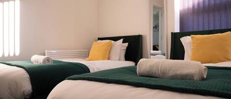 2 habitaciones, wifi y ropa de cama