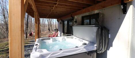 Bain à remous extérieur